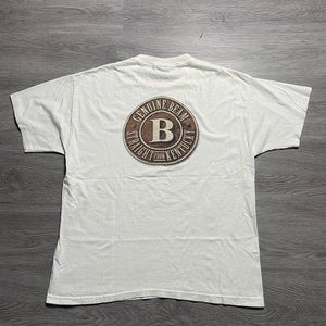 Vintage 90s Jim Bean Whisky Promo Tee Shirt Men XL